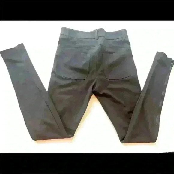 Vince Big Zip Ponte leggings women's dark gray size 4 EUC! - Picture 6 of 8